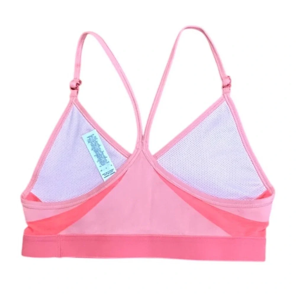 Nike‎ Womens Indy Light Support Dri-FIT Sports Bra Pink CZ4456-612 Size Small